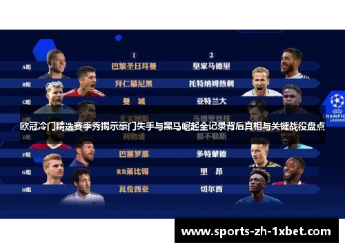 欧冠冷门精选赛季秀揭示豪门失手与黑马崛起全记录背后真相与关键战役盘点